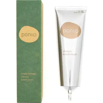 Vlasová regenerace Ponio přírodní vlasový kondicionér v tubě Svěží bylinky 100ml