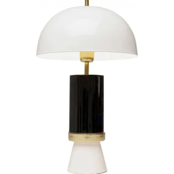 Lampička KARE Design Stolní lampa Josy - bílá/černá, 51cm