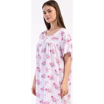 Dámské noční prádlo Vienetta Julie růžová 4XL