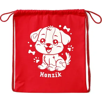 Městský batoh Vak Pejsek se jménem Barva: Červená