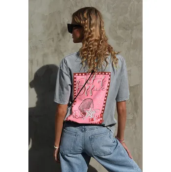 ŠEDÉ TRIČKO OUT OF OFFICE PECA del SOL