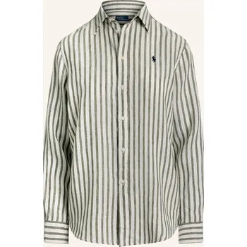 Dámská halenka Polo Ralph Lauren Dámská Lněná Košilová Halenka, bílá / tmavě...