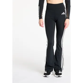 Dámské oblečení Legíny adidas Optime Essentials 3-Stripes Flared Leggings Black/ White S