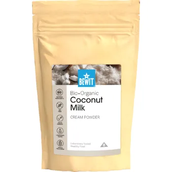 Míchaný nápoj Bewit Kokosové krémové mléko - prášek, BIO (Energie)