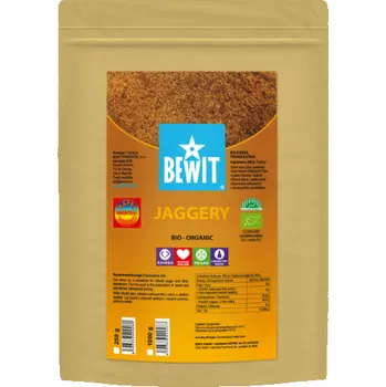 Sladidlo Bewit Třtinová šťáva sušená BIO, nerafinovaná (Panela, Rapadura) (Přírodní sladidlo)