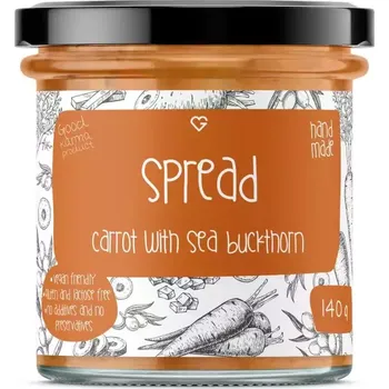 Rostlinná pomazánka Goodie Pomazánka - Mrkvová s rakytníkem 140 g