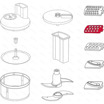 Struhadlo 2 pro Bamix SLICESY, střední