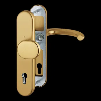 Hoppe Bezpečnostní kování Marseille bez překrytu Provedení: madlo/klika, Povrch: elox bronz - F4, Rozteč: 72