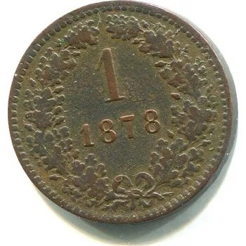 František Josef I. 1 Kreuzer 1878.
