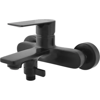 Vodovodní baterie RAV Slezák Nil Vanová nástěnná baterie, černá mat NL154.5CMAT