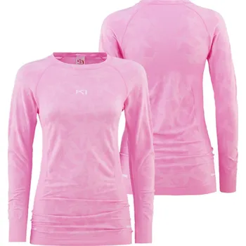 Dámské tričko Kari Traa BUTTERFLY LS 623037 pink L/XL