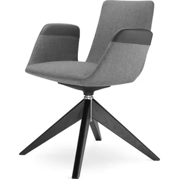 Konferenční křeslo HARMONY MODERN 870,FW (dřevěná podnož, dub, olejované)