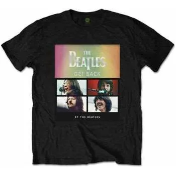 Pánské oblečení Merch The Beatles: Tričko Album Faces Gradient M