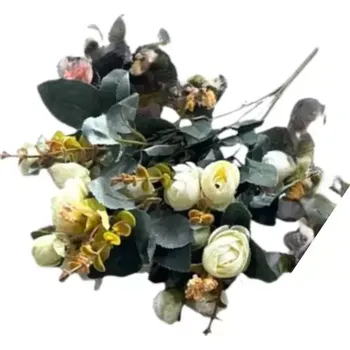 umělá květina Dekorace - Kytice camelie 40cm