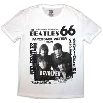 Pánské oblečení Merch The Beatles: The Beatles Unisex T-shirt: 1966 (x-large) XL