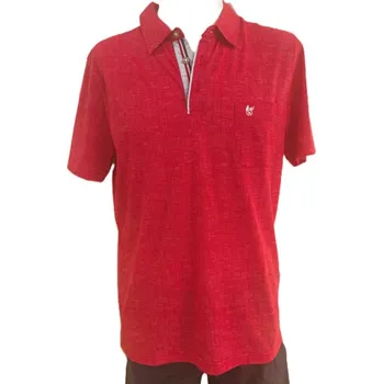 Pánské tričko HAJO PÁNSKÉ POLO KR. RUKÁV -ČERVENÁ M