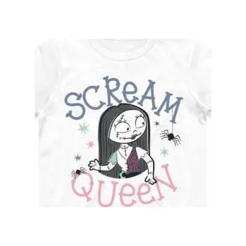 Merch Disney: Dětské Girls Tričko The Nightmare Before Christmas Scream Queen 11-12 let
