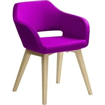 Jídelní židle Křesílko POLO+ PO-D, dřevná podnož (olejovaný přírodní dub)