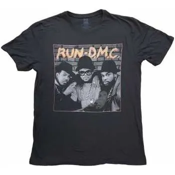 Pánské oblečení Merch Run-DMC: Tričko B&w Photo XL