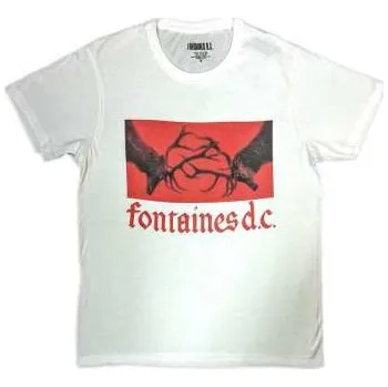 Pánské oblečení Merch Fontaines D.C.: Fontaines D.c. Unisex T-shirt: Gothic Logo (xx-large) XXL (529158)