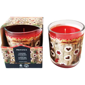 Svíčka Vonná svíčka ve skle PROVENCE 20 hodin linecké