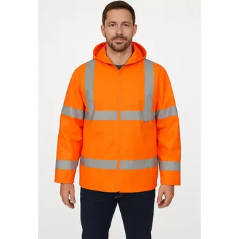 reflexní vesta Lehká nepromoková reflexní bunda Portwest H440 Hi-Vis,Oranžová, vel. L