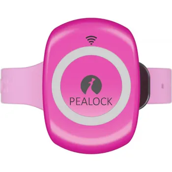 Zámek na kolo Pealock 2 elektronický zámek, barva růžová (75)
