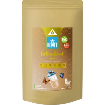 Míchaný nápoj Bewit Proteinový nápoj jemný se sušenou třtinovou šťávou, BIO 100 g (Vláknina, Síla, Imunita)