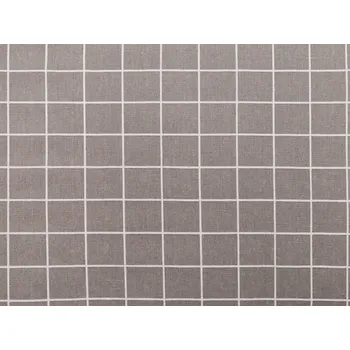 Bavlněná metráž / imitace lnu hrubší, káro