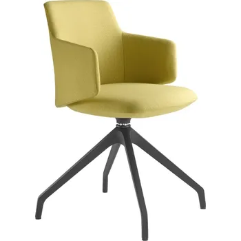 Jídelní židle Křesílko MELODY MEETING 360,F90-BL (4-ramenný nylonový černý kříž, kluzáky)