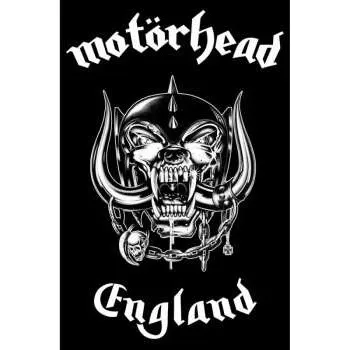 Nášivka Merch Motörhead: Textilní Plakát England