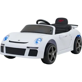 autíčko RKToys Dětské elektrické autíčko RUF CTR3 bílé