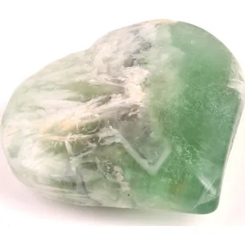 Vločkový Fluorit srdíčko č. 71 - 69g