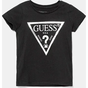 Chlapecké oblečení Dětské bavlněné tričko Guess K73I56.K8HM0 černá 99X, vel. 92
