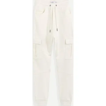 Pánské kalhoty Celio Kalhoty cargo Cokit4 1118529 Smetanová XL