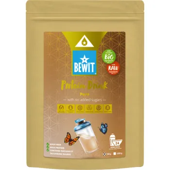 Míchaný nápoj Bewit Proteinový nápoj, jemný se stévií, BIO (Vláknina, Síla, Imunita)