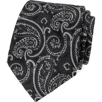 Kravata Avantgard Kravata LUX, 561-22248, Černá/šedá