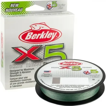 Šňůra Berkley X5 Low Vis Green 300m 0,35mm 36,3kg