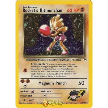 Sběratelská karetní hra Rocket´s Hitmonchan 011/132 - Gym Heroes