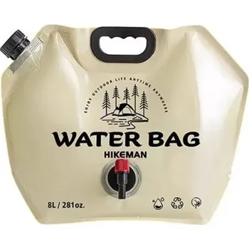 Láhev Venkovní skládací vak na vodu 8 l Přenosný měkký potravinářský vodní vak do auta Kempovací vak na vodu Velkokapacitní hydratace