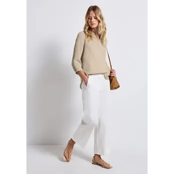 Dámská halenka Mušelínová tunika Street One 345607 béžová Velikost: 34