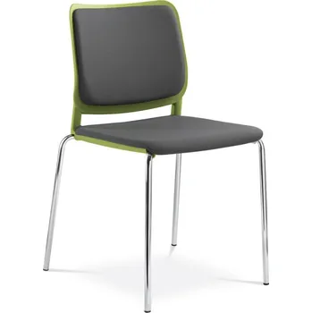 Konferenční židle TIME 172-N4 (4-nohá ocelová kostra chrom, stohovatelná)