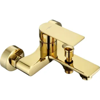 Vodovodní baterie Mexen Royo baterie vanová, zlatá - 72230-50 Vanovo-sprchové baterie