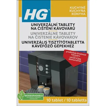 Univerzální čisticí prostředek HG Univerzální tablety na čištění kávovarů