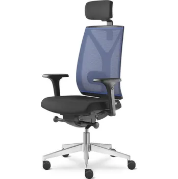 Ergonomická židle Leaf 503-SYQ (mechanika s bočním rychlonastavením, 5x blokace)