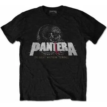 Pánské oblečení Merch Pantera: Tričko Snake Logo Pantera L