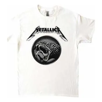 Pánské tričko Merch Metallica: Metallica Unisex T-shirt: Black Album Poster (x-large) XL