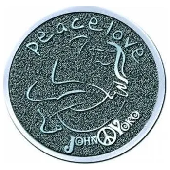 Merch John Lennon: Placka Peace & Love