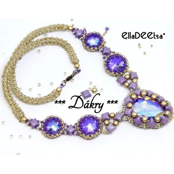 Korálek Náhrdelník Dákry č.1433 - stavebnice