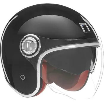 Helma na motorku Přilba HERITAGE, NOX PREMIUM (černá) 2025